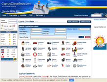 Tablet Screenshot of cyprusclassifieds.com